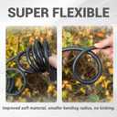 1/4" Pressure Washer Hose 50FT,Flexible 3600PSI Power Washer HoseM22-14mm&15mm) with 3/8" Quick Connect KitNo Kinking Household High Pressure Washer Hoses Easy Storage