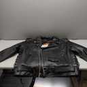 Milwaukee Leather SH1011 Men's Classic Brando Premium Leather Black Motorcycle Riders Leather Jacket w/Side Laces (3X-Large)