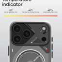 Aulumu A17 iPhone 17 Pro Max Magnetic Thermal Case | CoolHyper | with Camera Control | IMD Technology | Compatible with Magsafe | Touch Translucent White