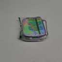 FlowFly Kids Lunch box Insulated Soft Bag Mini Cooler Back to School Thermal Meal Tote Kit for Girls, Boys, Silvery (Holographic)