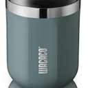 WACACO Octaroma Classico Vacuum Insulated Coffee Mug, Double-wall Stainless Steel Travel Tumbler With Drinking Lid, 6 fl oz (180ml), Cadet Blue