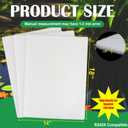 6 Pack Beige Pond Filter Pads 14 x 18 Inch Filtration for High Flow Koi Ponds and Water Gardens Reusable, 1.25 Inch Thick