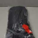 Jouica Women's Sweaters V Neck Pullover Sweater Side Slit Long Sleeve Knit Spring Tops Trendy Outfits for Women 2026 (X-Large, Black)