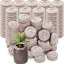 Doter 100pcs Seed Starter Pod Peat Pellets for Seedlings, Garden Plant Seed Starter Kit for Vegetable, Flower, Bonsai Tree