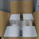 WANLIAN Storage Containers with Building Plate Lid, Acrylic Stack-able Organizer Bin Chest, Brick Toy Storage Organizer with handle, Bin Storage, Storage (Does not include Bricks)