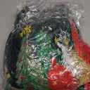 Horaldaily 6PCS Christmas Dining Green Chair Covers, Xmas Tree Pine Tree Stars Stretch Removable Washable Slipcover Chair Protector for Dining Room Home Decor