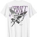 Hip Hop Vintage Edgy Urban Y2K Back Print Streetwear Angel T-Shirt, M