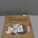 Round Wall Clock Farmhouse Plastic Deer Clock Battery Operated Silent Non-Ticking Rustic Clock 12 Inch for Home Kitchen Living Room Bedroom Office Decor (Antique Copper)