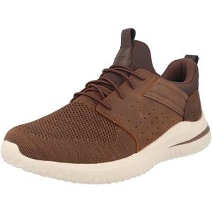 Skechers USA Men's Men's Delson 3.0-Cicada Knitted Bungee Lace Slip On, CDB, 11.5