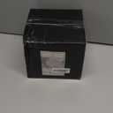 Nervure 100Pieces White with Gold Rim Plastic Plates - 7.5inch Disposable Gold Salad/Dessert Plate - White and Gold Plastic Plates Ideal for Wedding & Party & Thanksgiving