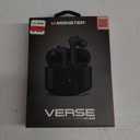 Monster Verse True Wireless Earbuds with Charging Case, Bluetooth 5.0 in-Ear Stereo Headphones, Built-in Mic for Clear Calls, USB-C Quick Charge (Black)