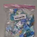 Suartus Winter Miniature Figurines, 49Pcs Winter Mini Resin Animal Figurines Tiny Resin Duck Bear Snowman Elk Figures Model Ornaments for DIY Crafts Fairy Garden Landscape Snow Globes Home Decor, Blue