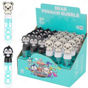 Arctic Polar Animals Party Favors Bubble Wands for Kids Captain Bear and Doctor Penguin Birthday Party Goody Bag Stuffers Winter Animals Themed Presents Giveaways 24PCS