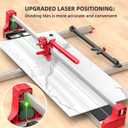 SHIJING 48-inch Manual Tile Cutter,48 inch,Porcelain Ceramic Tile Cutter with Tungsten Carbide Cutting Wheel,Tile cutter