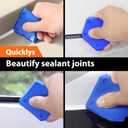 Caulk Gun Kit - Smooth Silicone Caulking Tools The Smarter Way to Seal & Repair - Professional Caulk Gun Set with Glide & Comfort Grip/Heavy-Duty Metal/Plastic for Flawless DIY