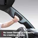 Driver Side A-Pillar Grab Handle for Toyota Tacoma 3rd Gen (2016-2023), OEM-Style Texture, Matches Passenger Side, Sturdy & No Creaking Noise, Easy Installation (Black)