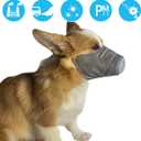 Soft Adjustable Dog Mouth Mask with Filter, Pet Anti Dust Breathing Muzzle, Anti Smog Respirator, Effectively Filter air Pollution (L-3PCS)