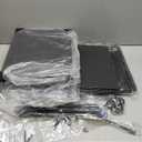 WLIVE Dresser with 3 Drawers, Fabric Nightstand, Cabinet with Wheels, Organizer Storage Dresser for Bedroom, Office, Closets, Sturdy Steel Frame, Easy Pull Handle, Rustic Brown Wood Grain Print