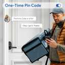 Keypad Door Lock with Handle: Keyless Entry Smart Lock for Front Door, NICE DIGI Electronic Digital Door Lock, Easy Installation