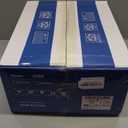 Ceiling Fans with Lights, 52 Inch Flush Mount Ceiling Fan with Light and Remote, Low Profile Black Ceiling Fan for Bedroom Living Room, Quiet DC Motor, Reversible, Dimmable LED, Black