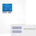 2 x Adams W2 Laser Tax Forms Kit 2023, Blank Forms w/Stubs and Self Seal Envelopes Included, B & C Copies, 3-Up, Peel and Seal, 50 Pack (TXA2350)