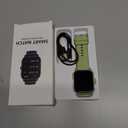 Smart Watches for Men Women(Answer/Make Call), Fitness Tracker Watch with Activity Counter/Sleep Monitor/ 110+ Sports Modes,Smart Watch for Android iPhone iOS Compatible (Green, 1.83)