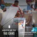Coleman Marine Cooler with Fully Insulated UV Guard Lid & Body, Keeps Ice for 3+ Days, Great for Boating & Fishing, 52qt/100qt Wheeled/120qt Options, 100 Quarts
