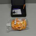 eXtremeRate Full Set Shell with Buttons Touchpad Cover Compatible with ps5 Edge Controller, Royal Orange Custom Replacement Decorative Trim Shell Front Back Plates Compatible with ps5 Edge Controller