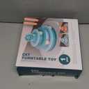 Goosheep Cat Toy Interactive Pet Plaything for Indoor Kitten Interactive Kitty Puzzle Ball with 2 Cat-Tease (Blue)