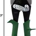 MIDWEST Special Hardness Aviation Snip - Right Cut Offset Stainless Steel Cutting Shears, Made in the USA - MWT-SS6510R