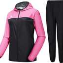 HOTSUIT Sauna Suit for Women Weight Loss Sweat Suits Sauna Jacket Pant Machine Washable Anti Rip for Gym Workout Exercise, XL