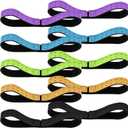 Dollform 10 Pack Replacement Strap Compatible with Hume Band, Heart Rate Monitor Armband Set, Adjustable Fitness Bands, Breathable Polyester Nylon, 14.2 x 0.8 Inch, Multi-Color