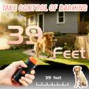 Dog Bark Deterrent Devices, 2X Ultrasonic Anti Barking Device for Dogs, 39 FT Range Outdoor Anti Barking Device for Dogs, 3-in-1 Training Modes with LED Flashlight, USB-C Rechargeable, Orange