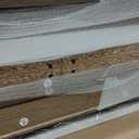 Narrow Nightstand for Small Spaces - 9.3" Slim Side Table with Rattan-Weave Drawers, Skinny Bedside Table with Open Shelf, Rustic Tall Thin Gap Filler for Bedroom, Caramel Oak, Set of 2