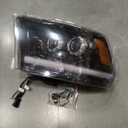 Partsam Full LED Headlights Assembly Compatible with 2009-2018 Ram 1500 2500 3500, DOT Approved Dual Projector Assembly Pair with Start Animation DRL Sequential Turn Signal Hi/Low Beam 6500K 12V IP67 (Black)