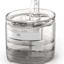 NPET Cat Water Fountain WF050TP 1.5L Automatic Pet Drinking Fountain with Replacement Faucet KitNo Adapter