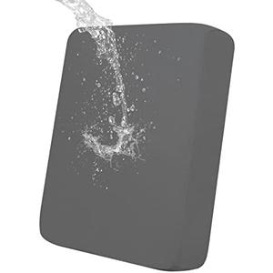 Easy-Going 100% Waterproof Chair Sofa Seat Cushion Slipcovers Couch Cushion Cover Stretch Furniture Protector for Kids, Pets (Chair Cushion, Gray), Pack 3