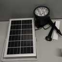 Flagpole Light Solar Powered, Auro 7 Pro Solar Spot Light 7 LED for 1.5"-3.3" Poles,18 Hour Dusk to Dawn Auto On/Off,7W Outdoor IP65 Waterproof, Multiuse on Landscape, Wall - Cold White