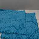 decorUhome Cozy Textured Throw Pillow Covers 18x18 Inch Set of 2, Soft Plush Faux Wool Teal Accent Couch Pillow Covers for Modern Farmhouse Sofa Bed Living Room