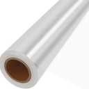 100 ft Clear Cellophane Wrap Roll (31.5 in x 100 ft) - 3 Mil Thicken Cellophane Roll, Clear Cellophane Bags Large, Clear Wrapping Paper for Flower Gift Baskets Wrap (31.5" fold into 16")