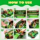 JOYIN 1 Pcs Football Snack Trays, Large Stadium Shaped Serving Tray for Football Party Supplies, Sport Snack Plates for Parties Table decoration, Paper Platter for Sport Celebration Table Favor