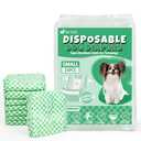 Pet Soft Female Dog Diapers - Disposable Puppy Diapers for Dogs & Cats, Ultra Absorbent Doggy in Heat Period or Urine Incontinence, 23pcs (S, Green)