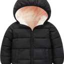 BFUSTYLE Toddler Winter Coats Hooded Infants Fleece Jacket Thickened Jacket for Baby Girls Boys 1-5T