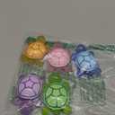 5 Pcs Large Glow in The Dark 3D Resin Turtles Miniature Garden Figurines,Accessories for Decorating DIY Dollhouse Fish Tank Fridge Wall Art, Safe, Durable, Non Fading 5 Colors