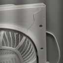 Comfort Zone CZ329WT 9" Dual Window Fan with 180 Rotating Fans, 2-Speeds, Plastic Removable Bug Screen, Individually Rotating Fan Heads, White