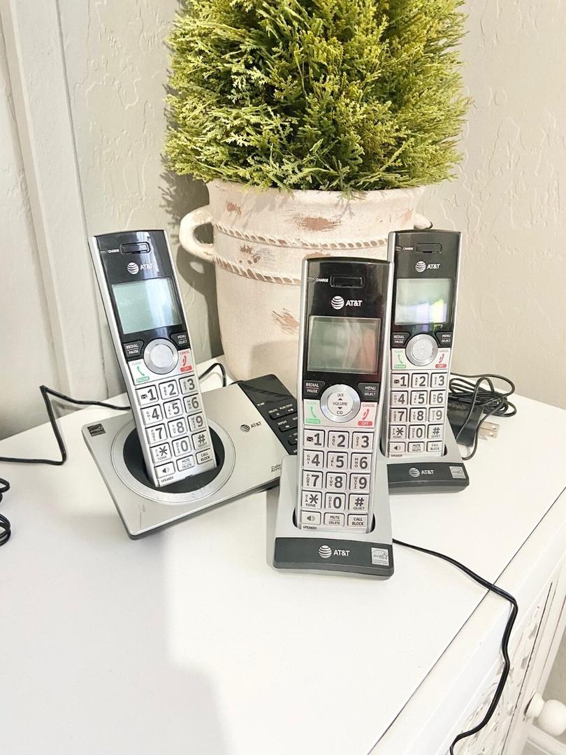 3-Handset Cordless Answering System with Caller ID/Call Waiting 3 Pack 
