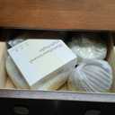 Muwuele Solid Wood Nightstand, Narrow Night Stand for Small Spaces, Bedroom, Cute Fluted Bedside Tables with 2 Drawers for Kids, Walnut