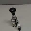 Self Inking Number Stamp Yipgou 5 Digits Automatic Numbering Machine Metal Number Stamps Kit Home Office School Desktop Stationery for Numbering Consecutive, Duplicate with Digit Pen and Ink Pad