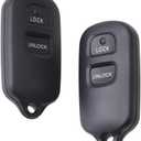 2Pcs HYQ12BBX Car Key Fob Keyless Control Entry Remote HYQ12BAN 2 Button Vehicles Replacement Compatible with FJ Cruiser Echo Rav4 Tundra 89742-0C020 89742-20200