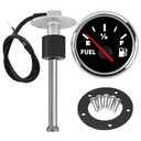 Fuel Sending Unit, 6.8in/175mm Marine Fuel Tank Sending Unit with IP67 Boat Fuel Gauge & Stainless Steel Water Level Sensor for Boat RV Truck 7.2-7.8in/185-200mm Tank